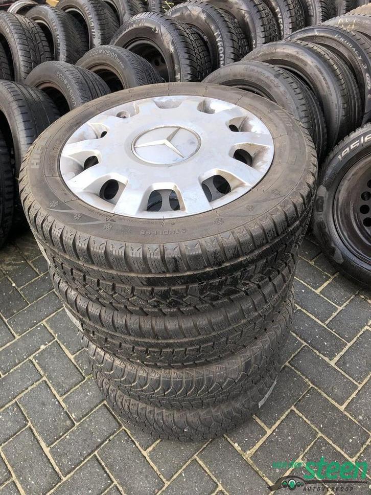 205-55-16 91H Mercedes A - B - C Klasse Winterbanden Velgen, Auto-onderdelen, Banden en Velgen, Banden en Velgen, Winterbanden