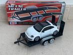 MotorMax Metal Trailer 1:24, Ophalen of Verzenden, Zo goed als nieuw, Auto, Motormax