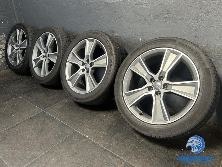 6mm! Originele Audi Q5 80A 20 inch antraciete velgen 5x112 z, Auto-onderdelen, Banden en Velgen, Banden en Velgen, Zomerbanden