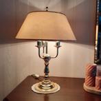 Lampadaire/ tafellamp met beige kap., Huis en Inrichting, Lampen | Tafellampen, Zo goed als nieuw, Ophalen