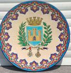 plat en longwy blason, Antiek en Kunst, Antiek | Keramiek en Aardewerk, Ophalen of Verzenden