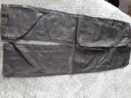 Namaak lederen broek grijs Melvin, Kleding | Dames, Broeken en Pantalons, Ophalen of Verzenden, Zo goed als nieuw, Maat 38/40 (M)