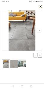 Carrelage mur/sol effet béton gris 45x45