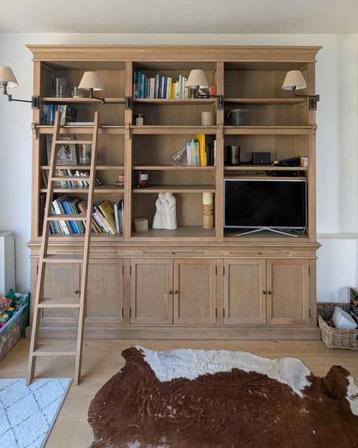 Flamant eikenhouten boekenkast, Huis en Inrichting, Ophalen, Zo goed als nieuw