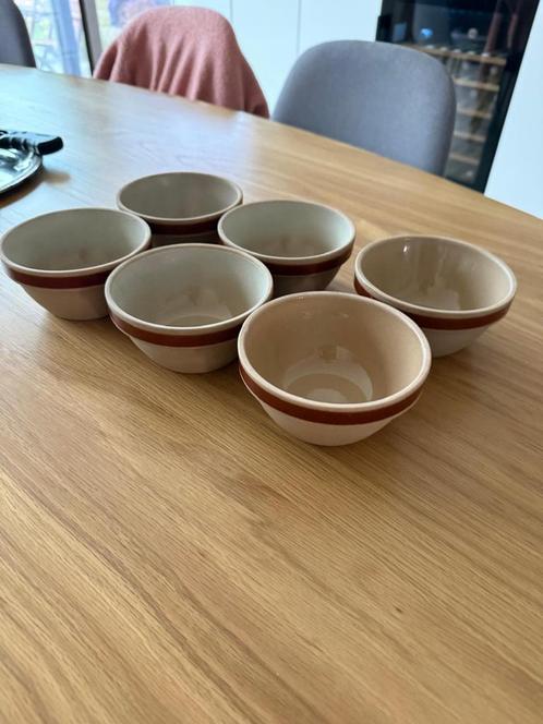 Kommetjes Gres de Gien - set van 6, Antiek en Kunst, Antiek | Keramiek en Aardewerk, Ophalen