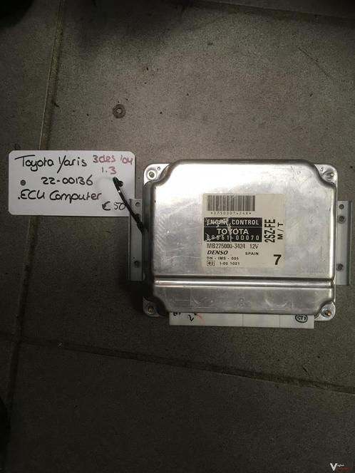 Toyota Yaris 1.3 bwjr'04 ECU, Auto-onderdelen, Elektronica en Kabels, Gebruikt, Ophalen of Verzenden