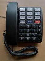 Vast telefoontoestel met grote toetsen., Télécoms, Téléphones fixes | Combinés & sans fil, Comme neuf, Enlèvement ou Envoi