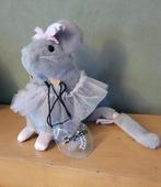 Vintage jaren '80 REPETTO ballet muis+ pins "Petit rat, Ophalen of Verzenden, Zo goed als nieuw, Stoffen beer