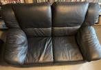 Lederen zetel, Maison & Meubles, 75 à 100 cm, Enlèvement, Utilisé, 150 à 200 cm