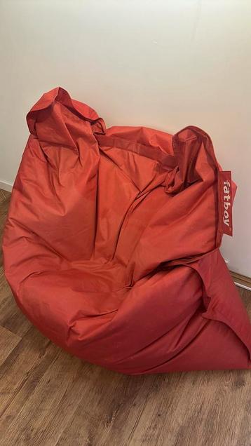 Fatboy Zitzak 150 cm x 120 cm, Maison & Meubles, Sièges-poires, Enlèvement, Utilisé, Rouge, Pouf