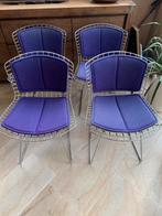 Lot de 4 chaises Knoll Bertoia, Huis en Inrichting, Stoelen, Ophalen, Zo goed als nieuw