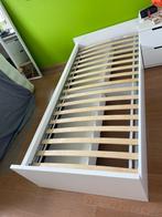 Bed Flaxa Ikea 90 cm x 200 cm met 2 lades en lattenbodem, Ophalen, 90 cm, Eenpersoons, Zo goed als nieuw