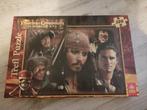 2 Pirates of the Caribbean puzzels, Gebruikt, 500 t/m 1500 stukjes, Legpuzzel, Ophalen