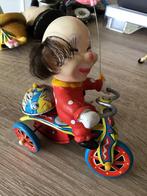 Koddig ventje rijdt op fiets Windup mechanisme, Ophalen of Verzenden