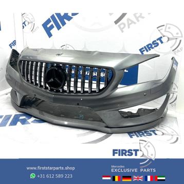 W117 BUMPER C117 CLA45 AMG VOORBUMPER WIT ZWART GRIJS ROOD B beschikbaar voor biedingen