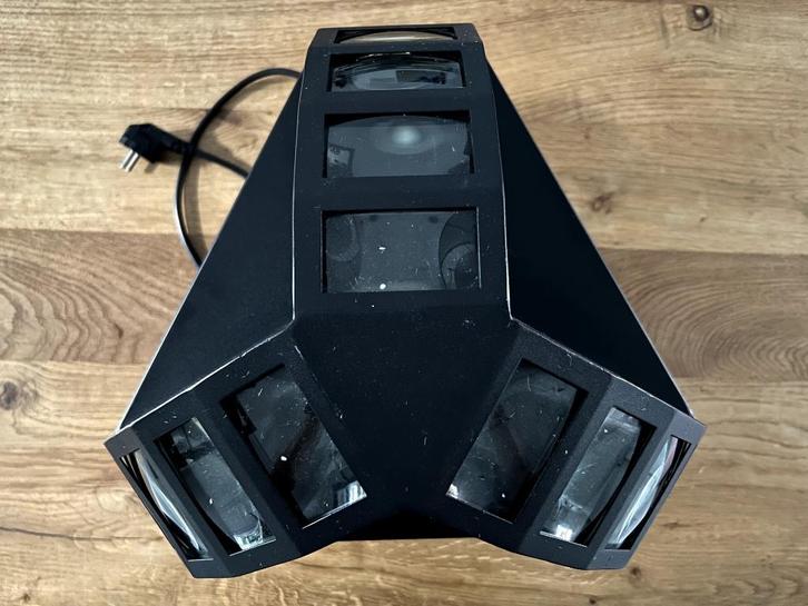 DISCOLAMP lightmaXX platinum line TRICORNO, Muziek en Instrumenten, Licht en Laser, Zo goed als nieuw, Licht, Geluidgestuurd, Kleur