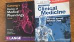 Boeken geneeskunde opleiding: Ganong’s + Kumar & Clark’s, Boeken, Informatica en Computer, Ophalen, Zo goed als nieuw