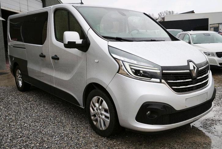 🆕RENAULT TRAFIC_2.0D(145CH)_2019💢E.6D_9 PL_AUT_124.000KM💢, Auto's, Bestelwagens en Lichte vracht, Bedrijf, Te koop, ABS, Airbags