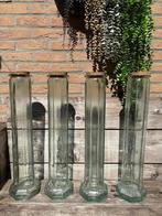 Vintage Kurkvazen – Set van 4, Ophalen, Zo goed als nieuw, Glas, 50 tot 75 cm