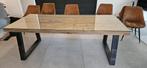 Steigerhouten eettafel, Huis en Inrichting, Ophalen