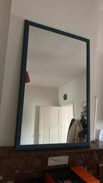 Miroir avec encadrement bleu, Maison & Meubles, Accessoires pour la Maison | Miroirs, Comme neuf, 75 à 100 cm, Rectangulaire, 100 à 150 cm