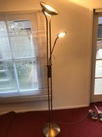 Geel kopere vloerlamp, Ophalen, Zo goed als nieuw, Metaal, 150 tot 200 cm