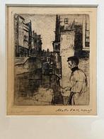 Ets Walter Vaes (1882-1958) Amsterdam, Antiek en Kunst, Ophalen of Verzenden