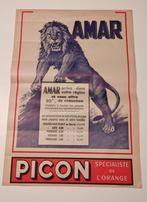 Oude affiche Picon - Circus Amar, Verzamelen, Posters, Ophalen of Verzenden, Reclame