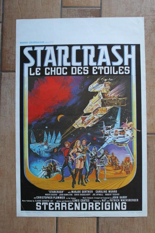 filmaffiche Starcrash 1978 filmposter, Collections, Posters & Affiches, Comme neuf, Cinéma et TV, A1 jusqu'à A3, Rectangulaire vertical