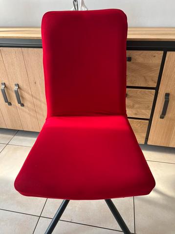 6 housses de chaise rouge neuf 