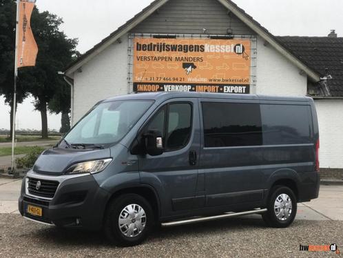 Fiat Ducato 2.3 MultiJet Euro 6 Dubbel Cabine L1H1 Trekh. 3t, Auto's, Bestelwagens en Lichte vracht, Bedrijf, ABS, Airconditioning