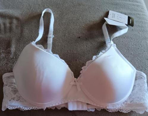 Soutien gorge blanc 90B NEUF, Kleding | Dames, Ondergoed en Lingerie, BH, Wit, Ophalen of Verzenden