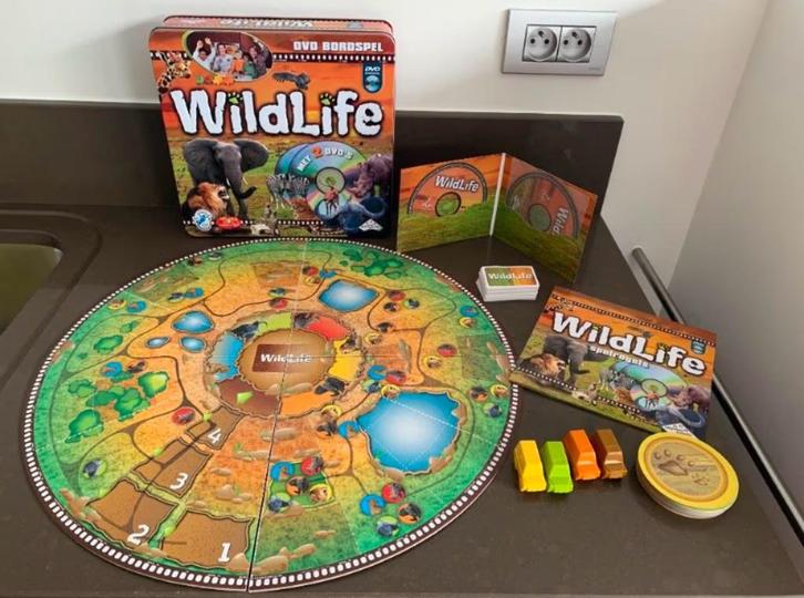 Wildlife DVD bordspel, in perfecte staat  Wildlife is het en, Hobby en Vrije tijd, Gezelschapsspellen | Bordspellen, Zo goed als nieuw