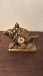 Bronzen beeld van hond met klok, Antiek en Kunst, Ophalen