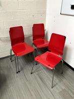 6 chaises, Enlèvement, Cinq, Six Chaises ou plus, Utilisé, Rouge