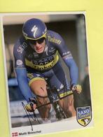 wielerkaart 2013 team saxo  matti breschel signe, Verzenden, Zo goed als nieuw