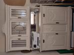 Landelijke witte buffetkast, Huis en Inrichting, Ophalen, Gebruikt