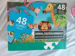 puzzel jumbo floor puzzle 48 stuks dieren, Enlèvement, 10 à 50 pièces, Comme neuf, 2 à 4 ans