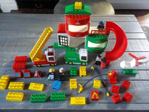 zeldzame Lego Duplo 2811 Rescue Station - compleet, Kinderen en Baby's, Speelgoed | Duplo en Lego, Zo goed als nieuw, Duplo, Complete set
