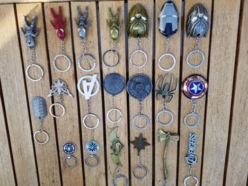 Lot de 20 portes clefs superheros Marvel beschikbaar voor biedingen