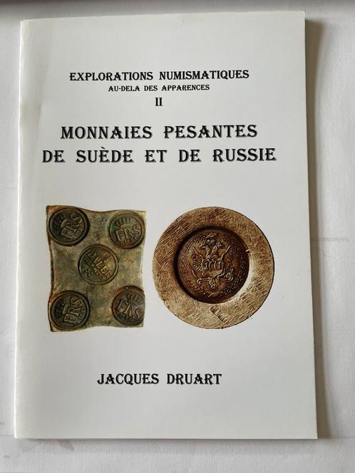 livre,Monnaies Pesantes de Suède et de Russie,Jacques Druart, Timbres & Monnaies, Timbres | Europe | Russie, Enlèvement ou Envoi