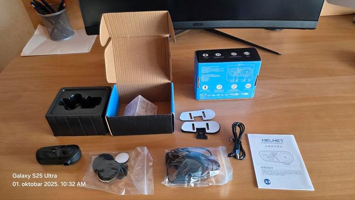 Helm intercom voor motor of scooter nieuwe, Auto-onderdelen, Motor en Toebehoren, Ophalen of Verzenden