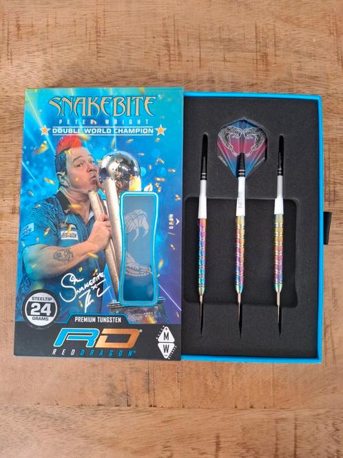 Red Dragon Peter Wright Snakebite 1 Dartpijlen – 22 gram – 8, Sport en Fitness, Darts, Nieuw, Pijlen, Ophalen of Verzenden