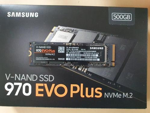 Nvme M.2 Samsung 970 EVO Plus 500Gb, Computers en Software, Harde schijven, Zo goed als nieuw, Desktop, Intern, SSD, Overige aansluitingen