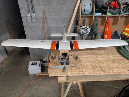 Modelvliegtuig Cessna, compleet met Nitro motor en RF, Hobby en Vrije tijd, Modelbouw | Radiografisch | Vliegtuigen, Niet werkend