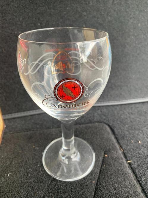 Leffe glas Canonicus (in doos), Verzamelen, Glas en Drinkglazen, Zo goed als nieuw, Bierglas, Ophalen