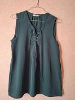 Donkergroene Only Pigalle Lace-Up Top - Maat 38, Kleding | Dames, Maat 38/40 (M), Pigalle, Ophalen of Verzenden, Zo goed als nieuw