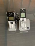 draagbare telefoon panasonic, Enlèvement ou Envoi, Comme neuf, 2 combinés
