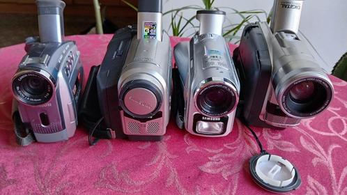 4 mini DV-camera's om te controleren, Audio, Tv en Foto, Videocamera's Digitaal, Niet werkend, Camera, Mini DV, Canon, 8 tot 20x