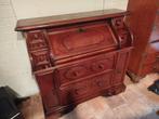 Antiek mahoniehouten secretaire, Enlèvement, Utilisé, Engelse klassieke stijl